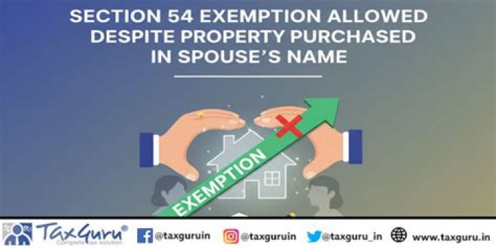 Is exemption for spouse allowed?