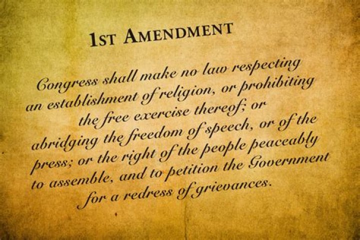 Is freedom of speech the First Amendment?