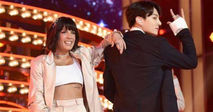 Is Halsey close to BTS?