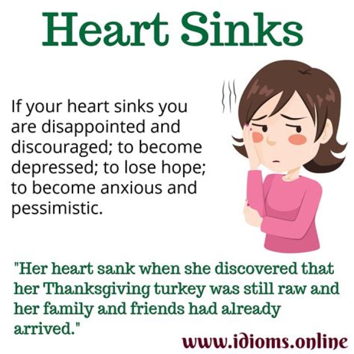 Is heart sank a phrase?