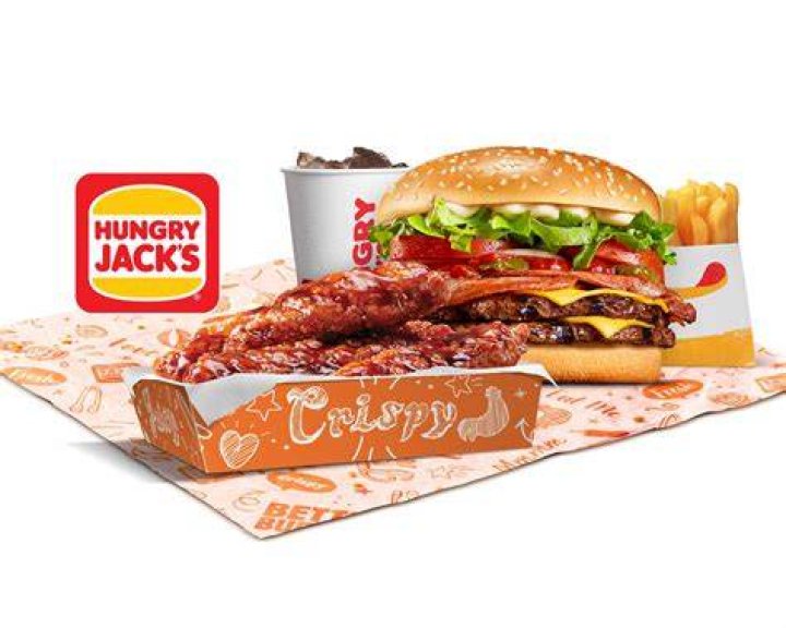 Is Hungry Jacks on menu log?