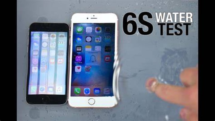 Is iPhone waterproof 6S?