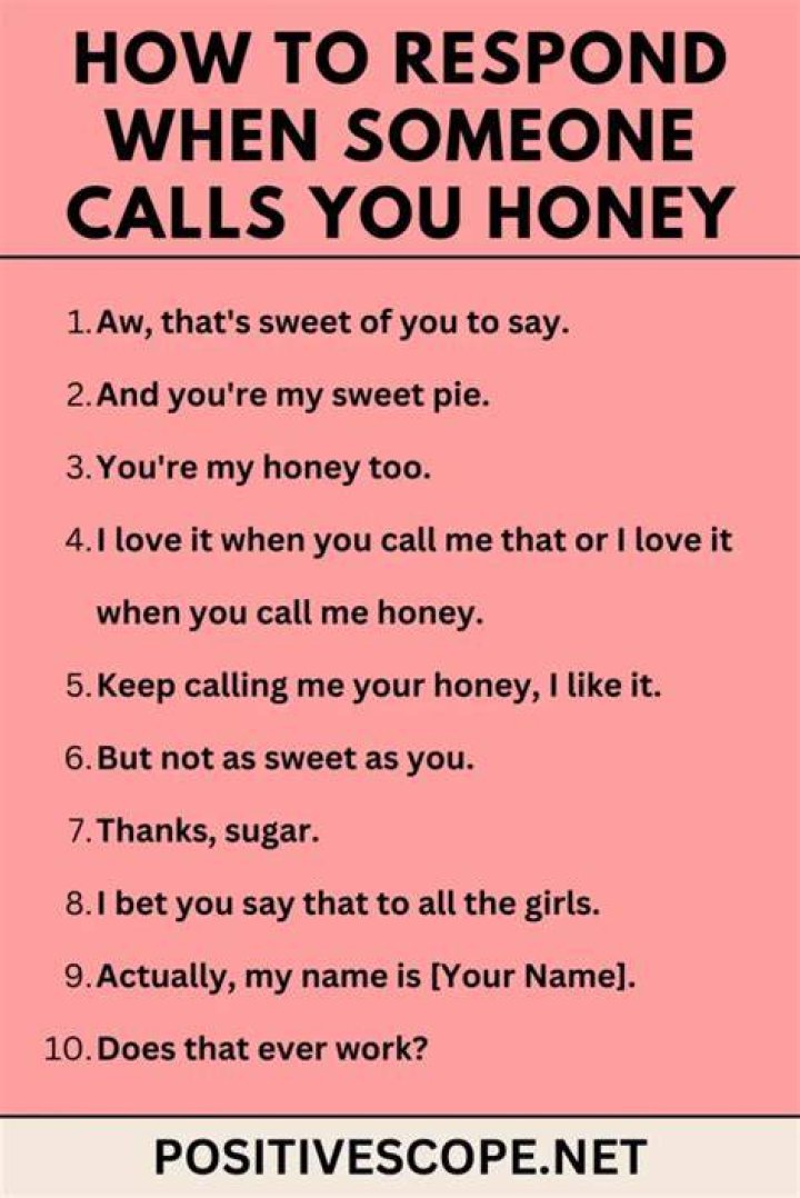 Is it appropriate to call someone Honey?