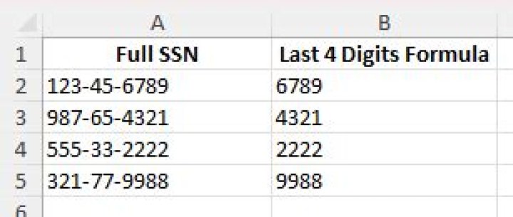 Is it bad to give out the last 4 digits of your SSN?