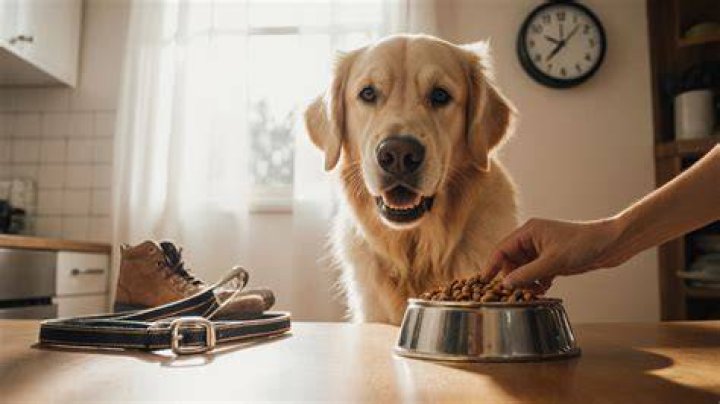Is it better to feed your dog in the morning or at night?
