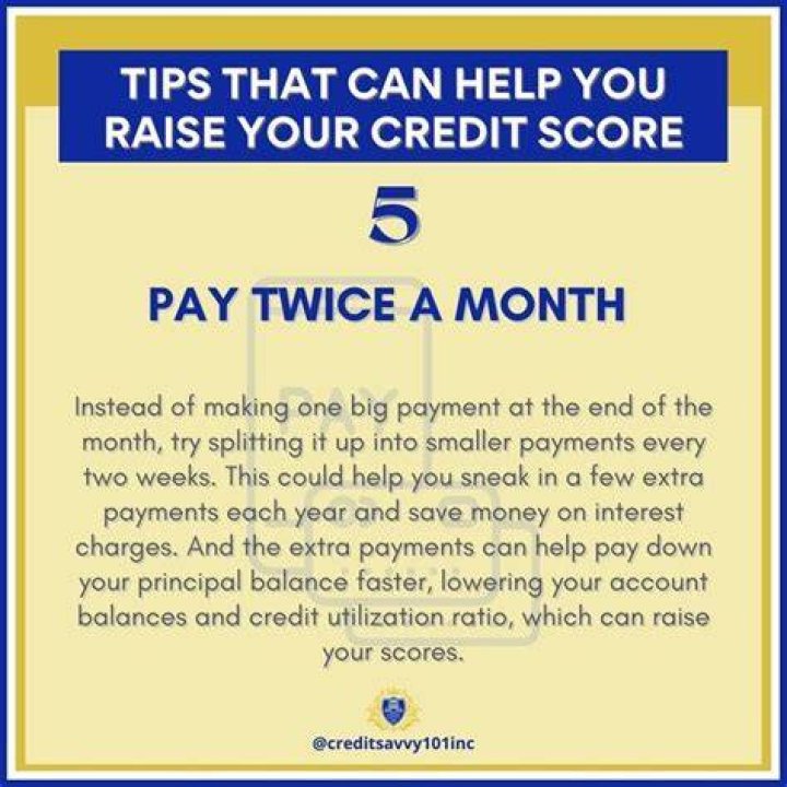 Is it better to pay credit cards twice a month?