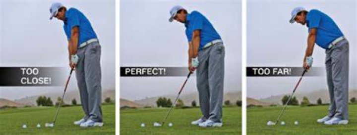 Is it better to stand closer to golf ball?