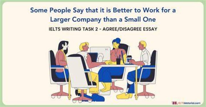 Is it better to work for large or small company?