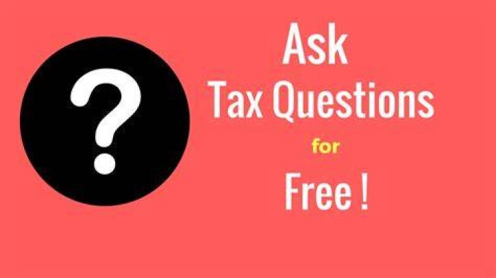 Is it good to ask a tax question for free?