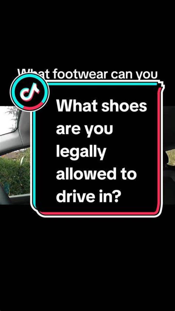 Is it illegal to drive with flipflops?