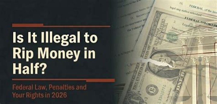 Is it illegal to rip money?