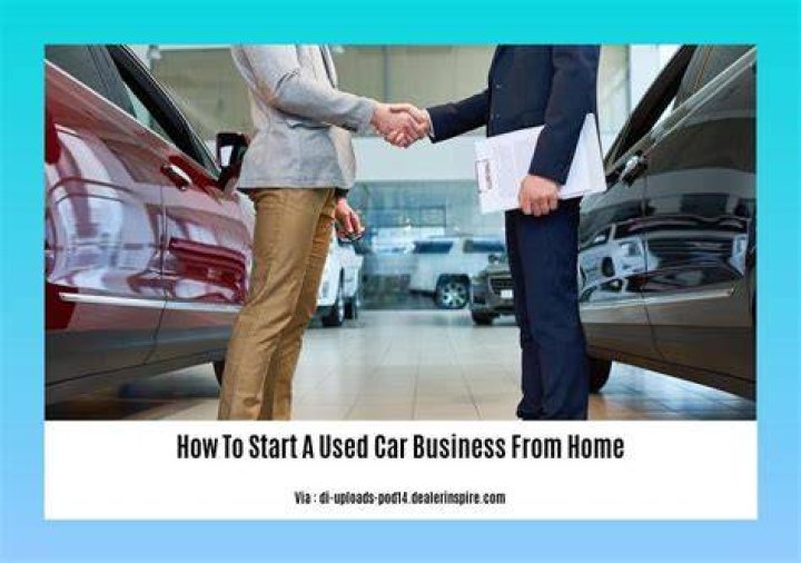 Is it legal to run a car sales business from home?