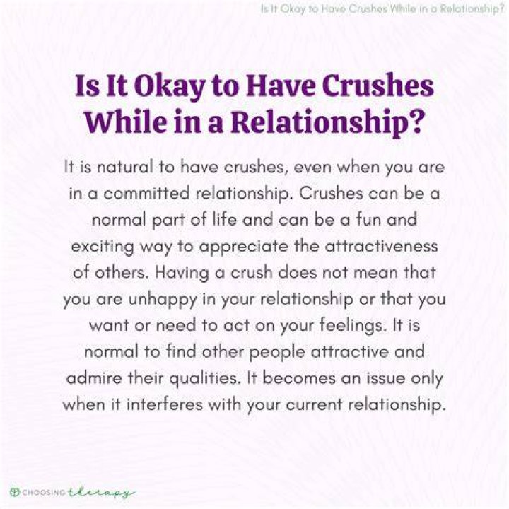 Is it natural to have a crush?