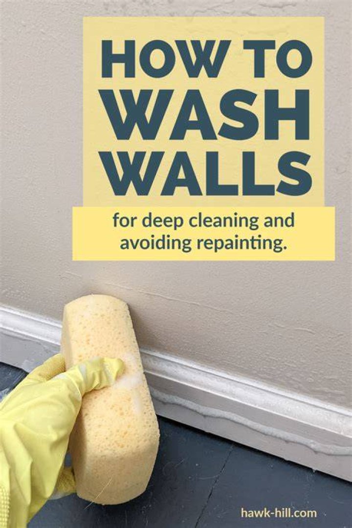 Is it necessary to wash walls?