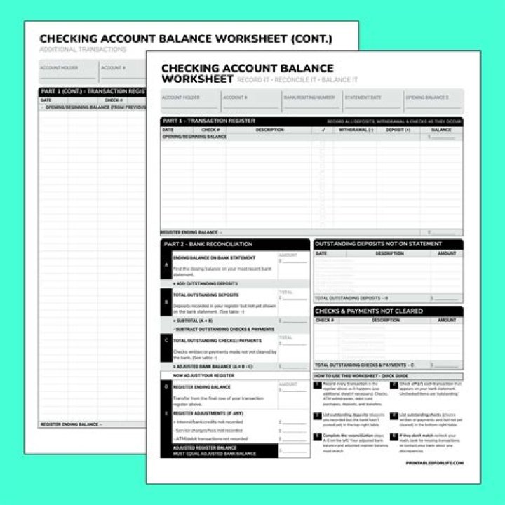 Is it normal for a worksheet not to balance?