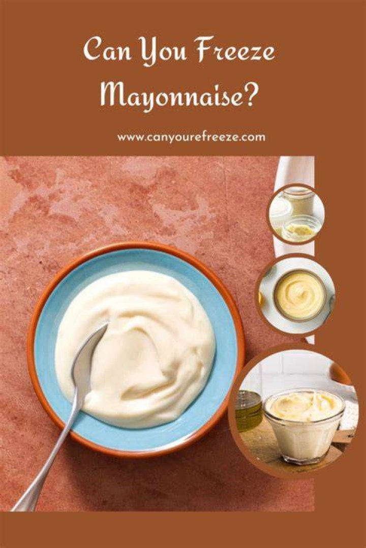 Is it OK to freeze mayonnaise?