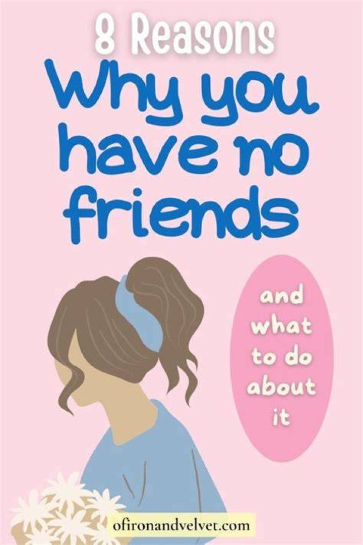 Is it OK to not have any friends?