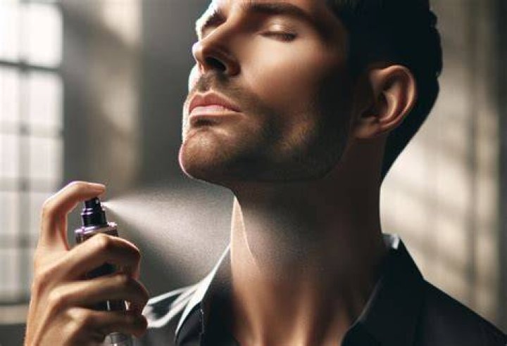 Is it OK to spray cologne on neck?
