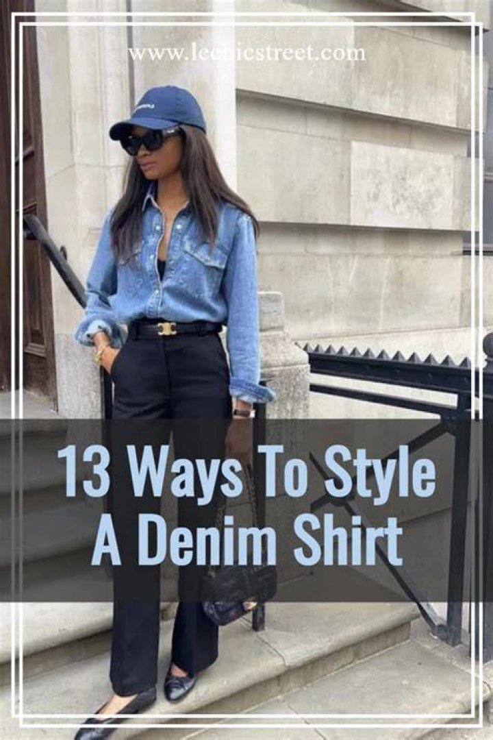 Is it OK to wear a denim shirt with jeans?