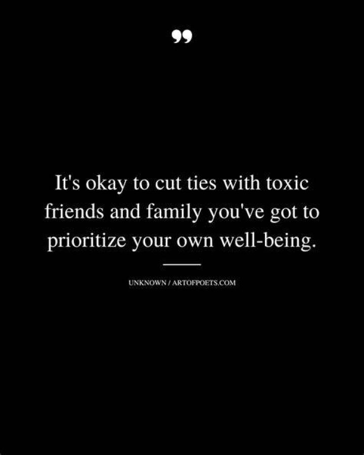 Is it okay to cut everyone off?
