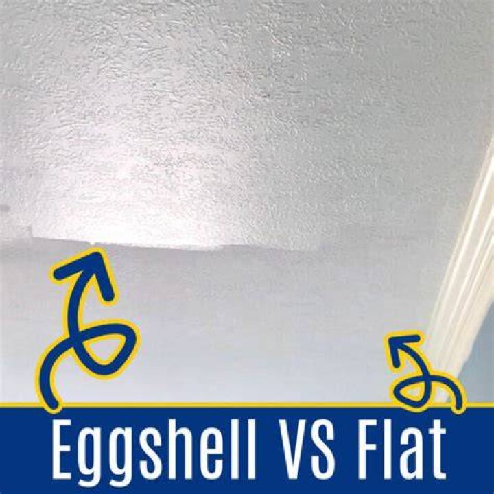 Is it okay to use eggshell on ceiling?