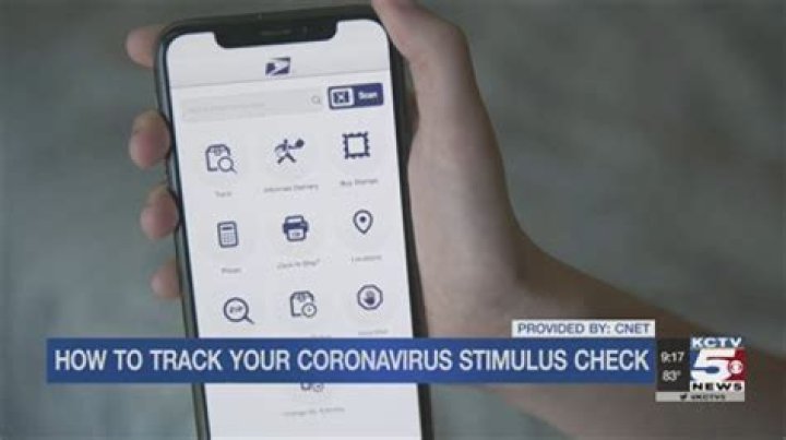 Is it possible to track Your stimulus check?