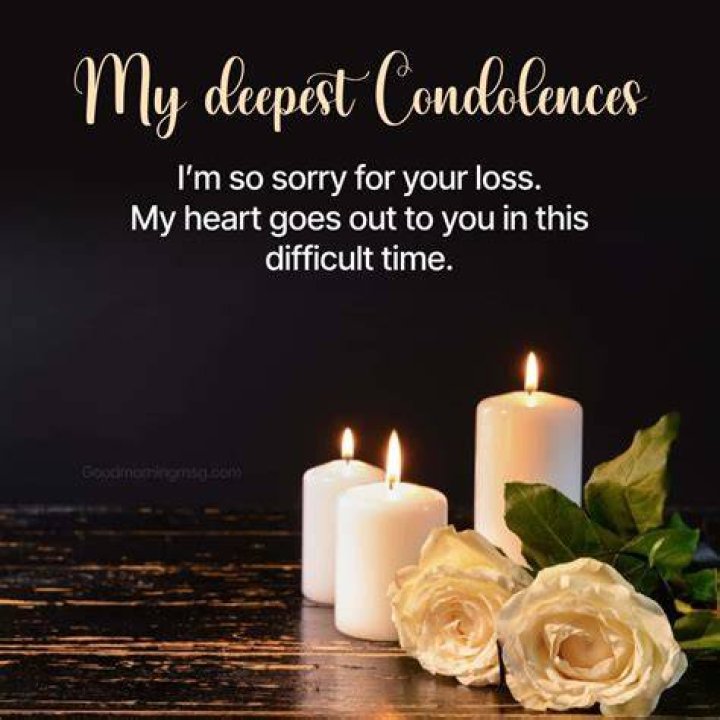 Is it rude to say my condolences?