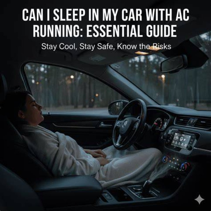 Is it safe to sleep in your car with the AC on?