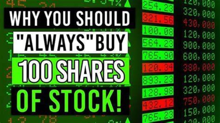 Is it worth it to buy 100 shares of stock?