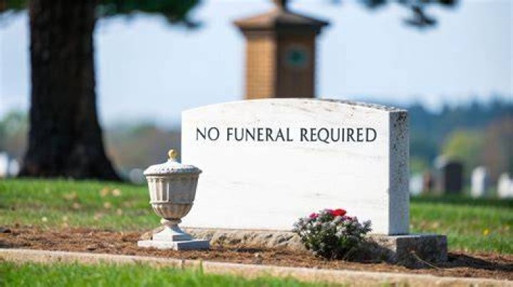 Is it wrong not to have a funeral?