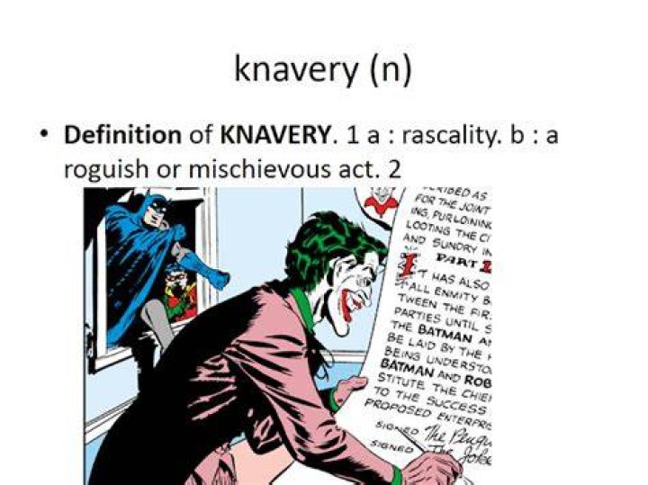 Is knavery a word?