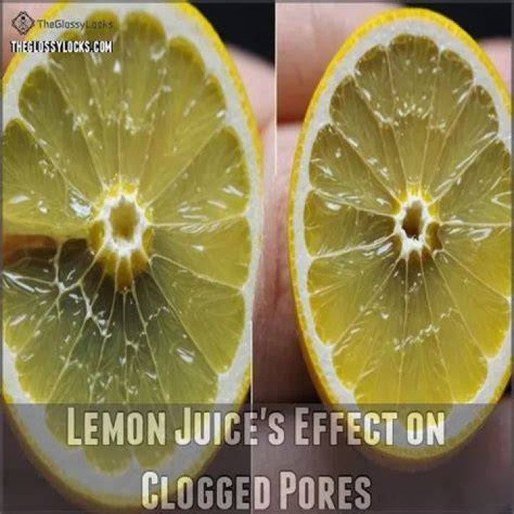 Is lemon juice Good for pores?