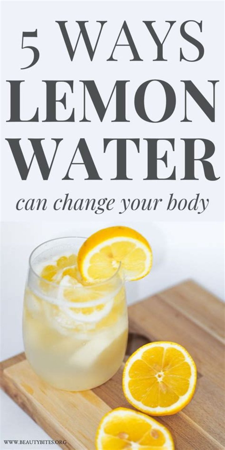 Is lemon water good for inflammation?