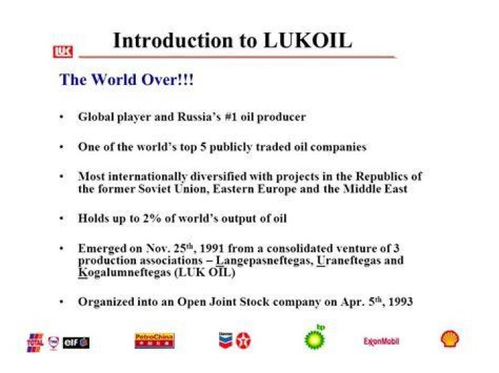 Is Lukoil publicly traded?