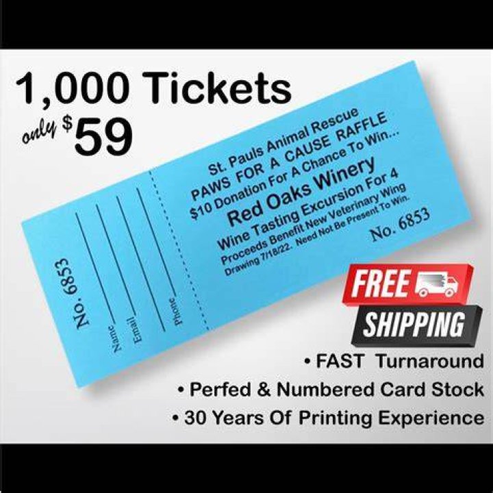 Is mailing raffle tickets illegal?