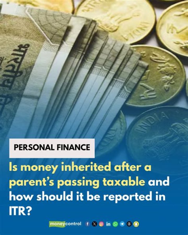 Is money received from deceased parent taxable?