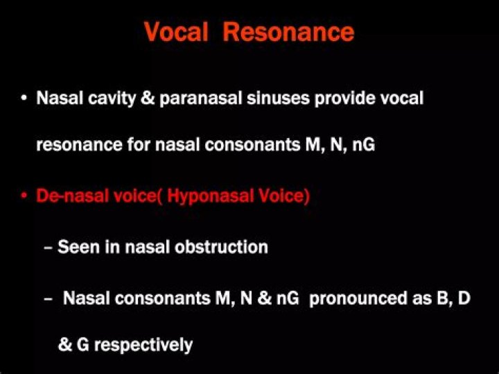 Is nasal voice genetic?