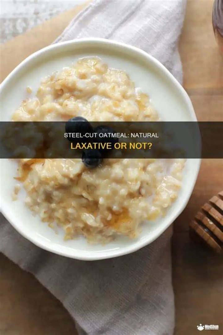 Is oatmeal a good laxative?