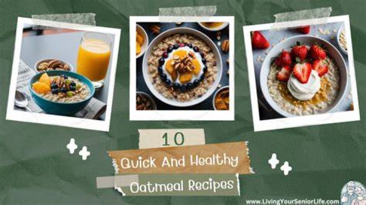 Is oatmeal good for seniors?