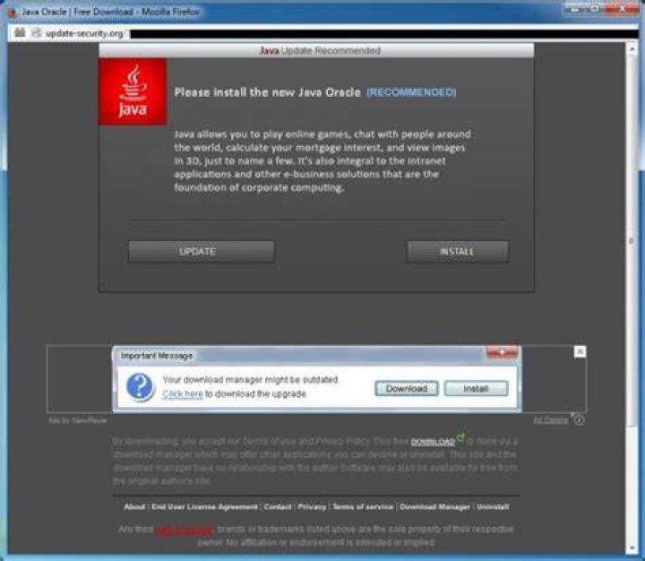 Is Oracle Java a virus?