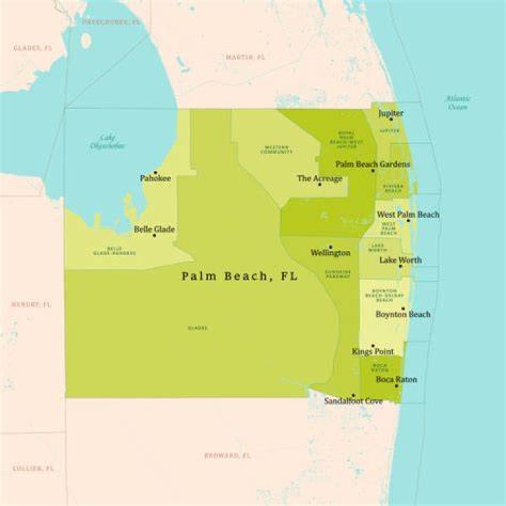 Is Palm Beach County the richest county in Florida?