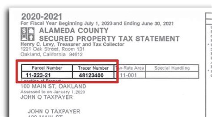 Is parcel ID the same as tax ID?