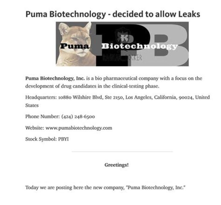 Is Puma publicly traded?