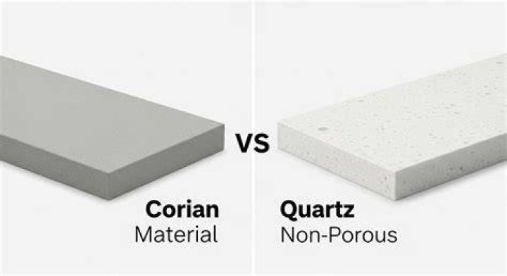 Is quartz stronger than Corian?