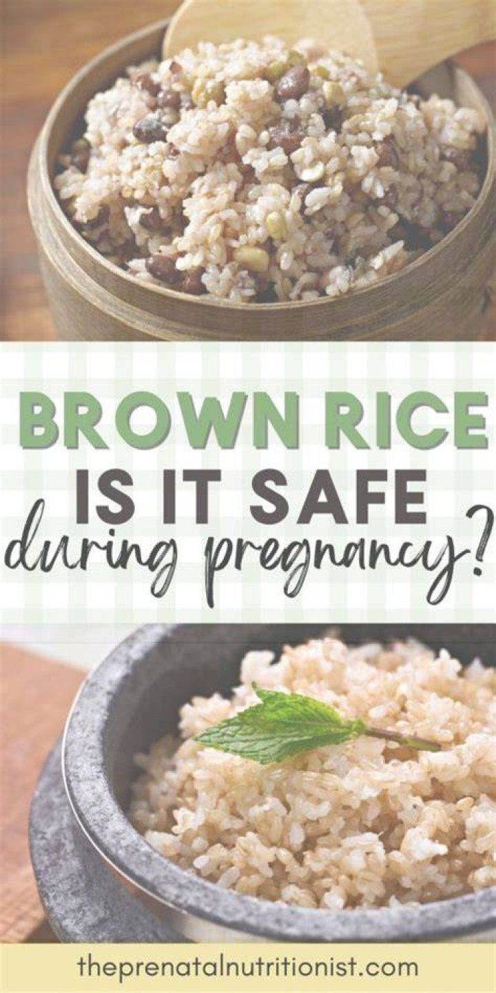 Is rice good for pregnancy?
