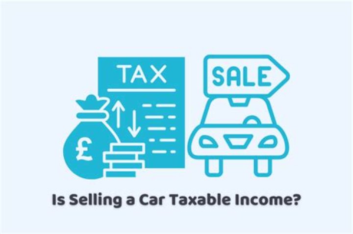 Is selling a car taxable income?