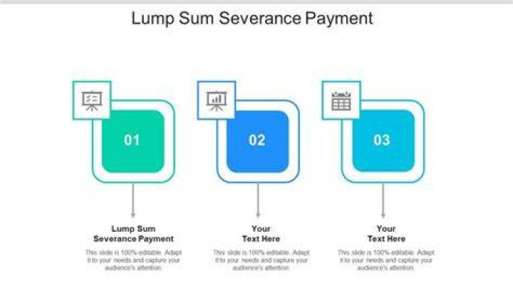 Is severance paid weekly or lump sum?