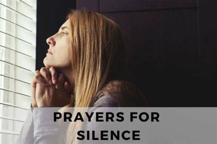 Is silence the same as prayer?