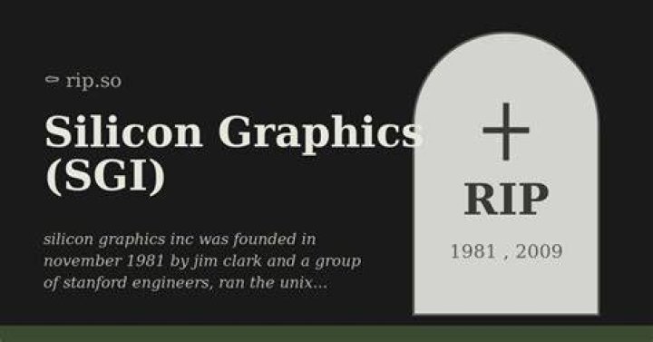 Is Silicon Graphics still in business?