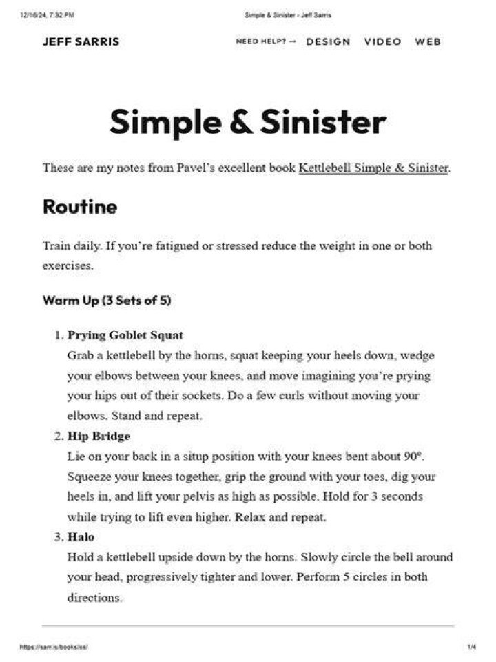 Is simple and sinister enough?